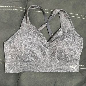 Grey Puma Sports Bra size XL